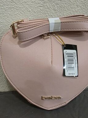 bebe Malou Heart Crossbody Bag